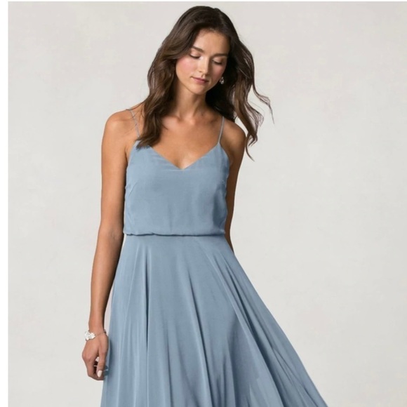Jenny Yo Bridesmaid Dress Inesse Size 12 - Picture 4 of 16